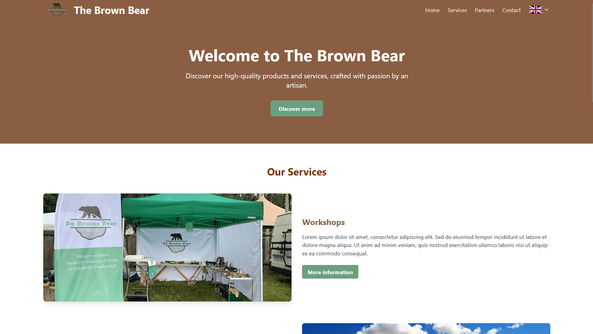 Website De bruine beer